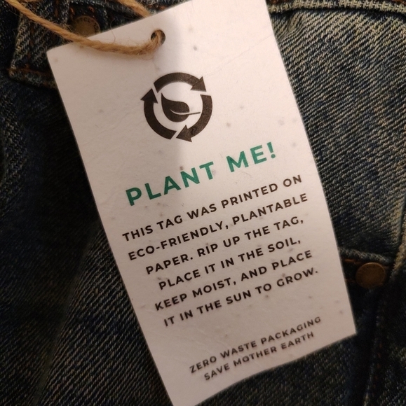 Ptcl Distressed Mom Jeans Sz 26 NWT - Picture 5 of 7